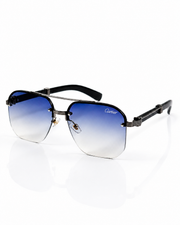 Cartier – 0369 - 60 – Black Blue – Metal - Sunglasses – Unisex