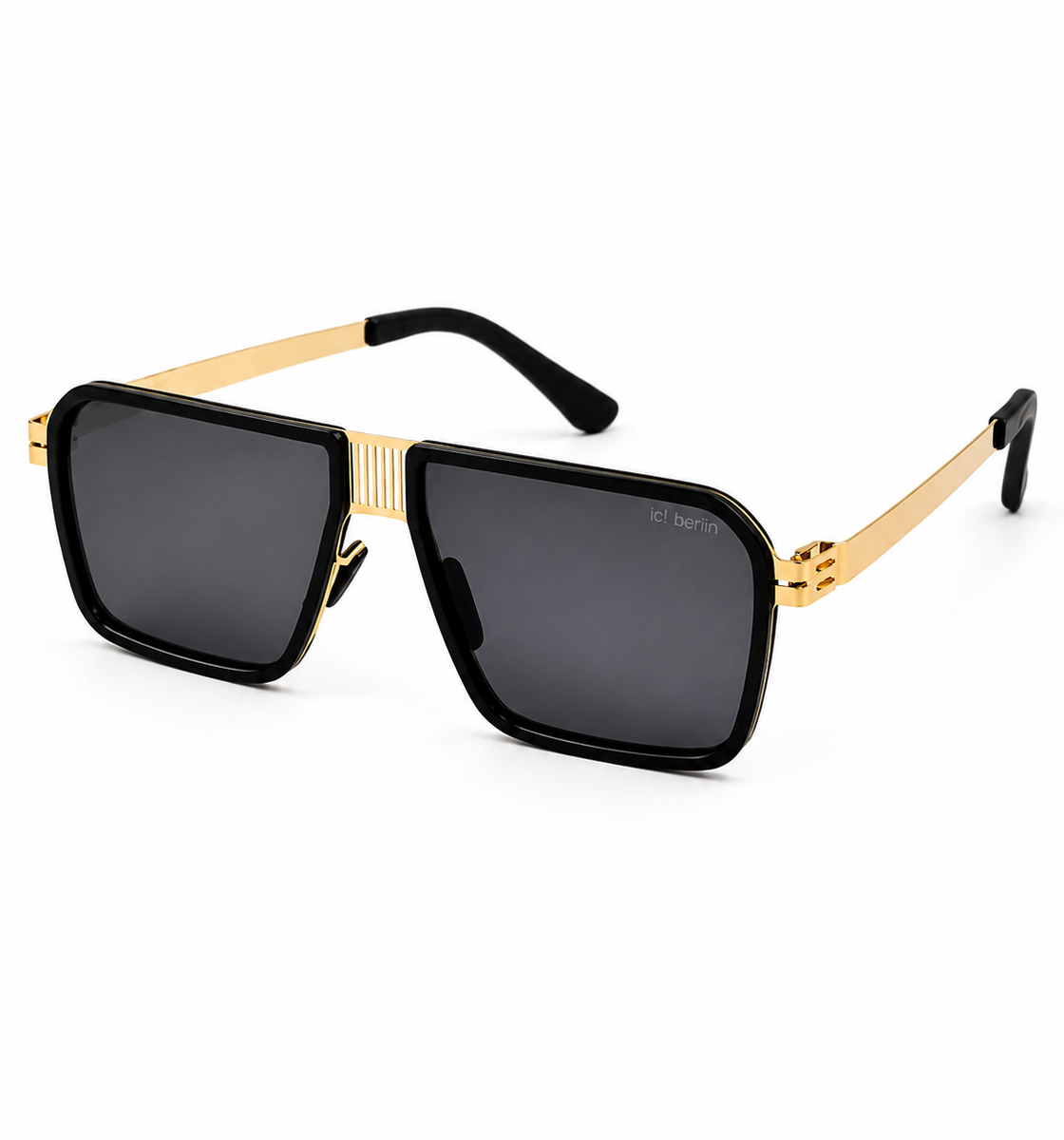 ici Berlin – 88329 - 55 – Golden Black – Metal - Sunglasses – Unisex