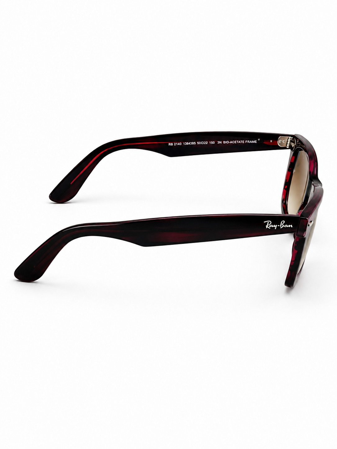 RayBan – 2140 – 50 – Brown Textured – Acetate- Sunglasses – Unisex - Premium