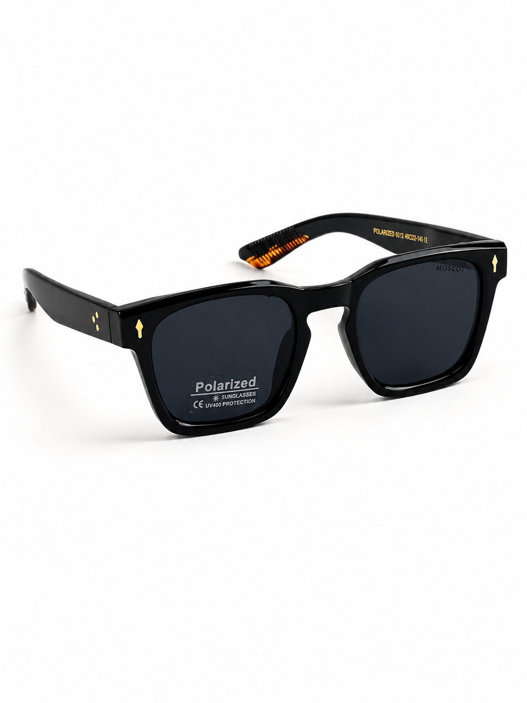 Moscot – 6812 - 52 – Black – Acetate - Sunglasses – Unisex - Polarized