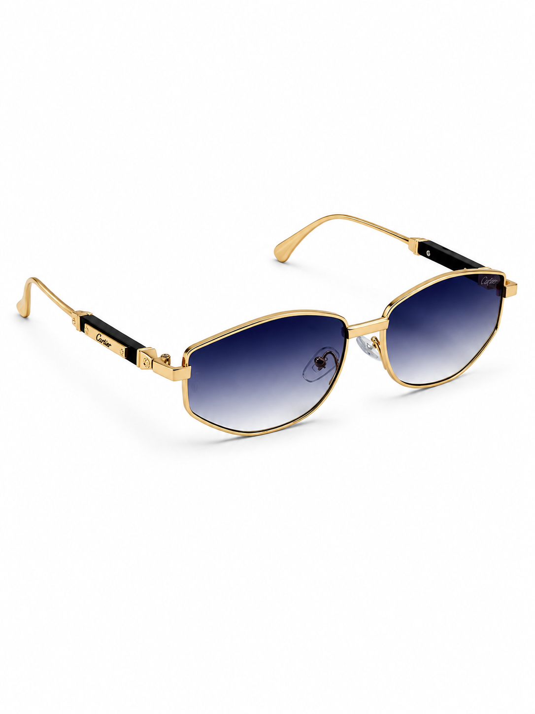 Cartier – 23515 - 56 – Rose Gold Black Gradient – Metal - Sunglasses – Unisex