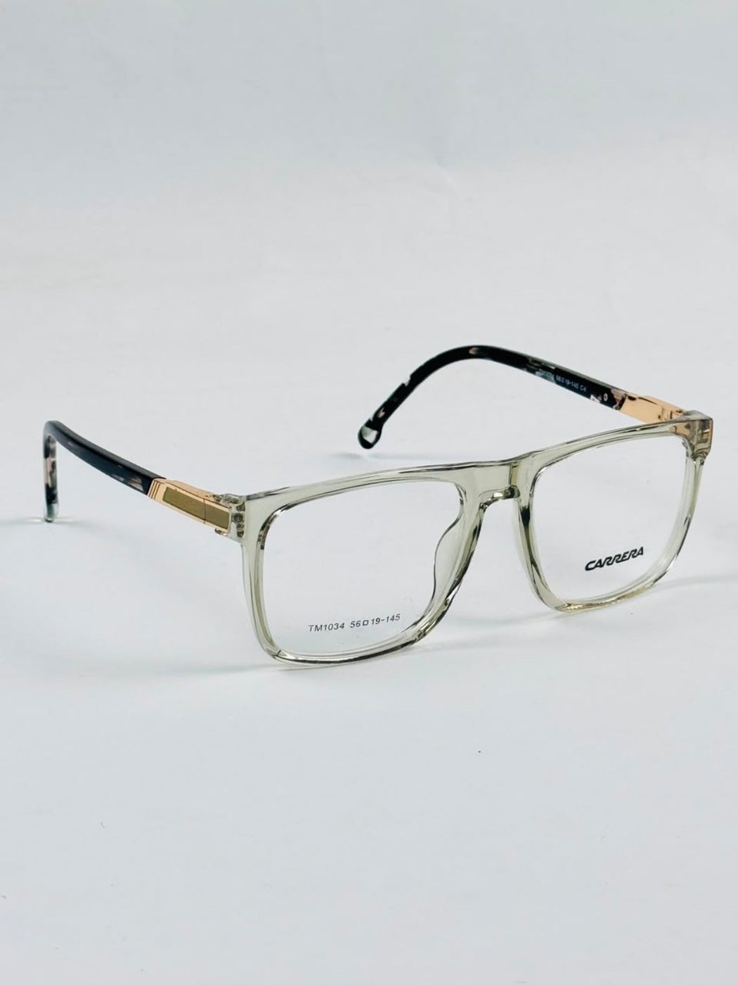 Carrera – 1038 - 58 – Transparent Green – Acetate - Optics – Unisex - Premium