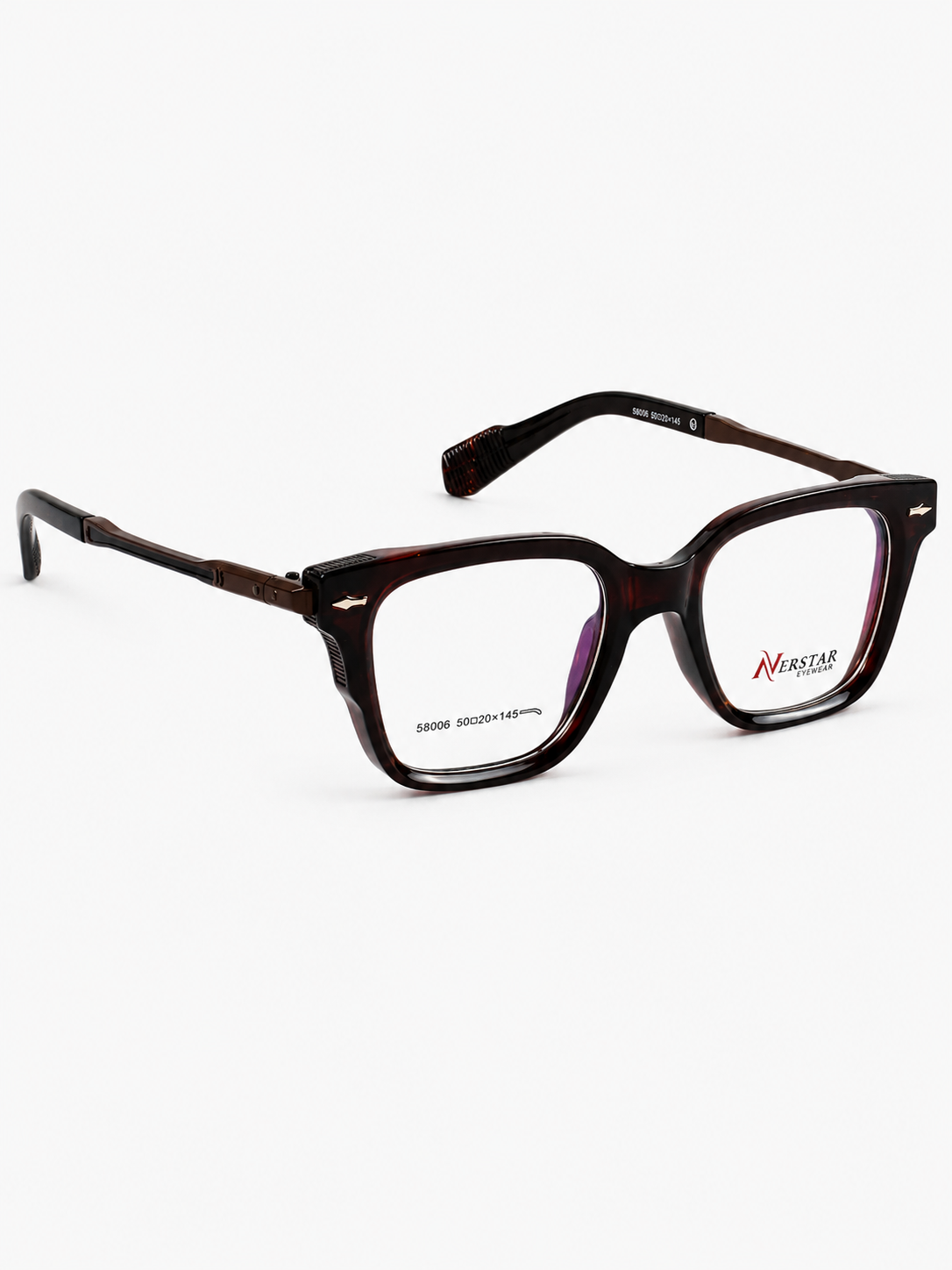 Moscot – 58006 - 50 – Brown – Metal - Acetate - Optics – Unisex