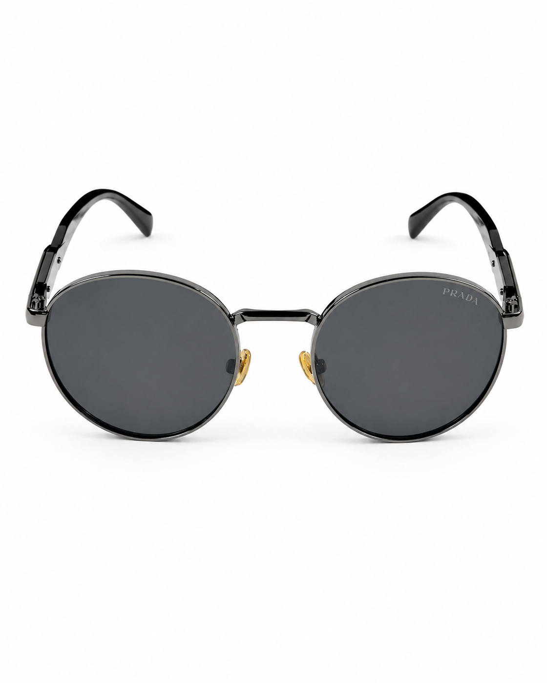 Prada – 56zs - 54 – Grey Black – Metal - Sunglasses – Unisex