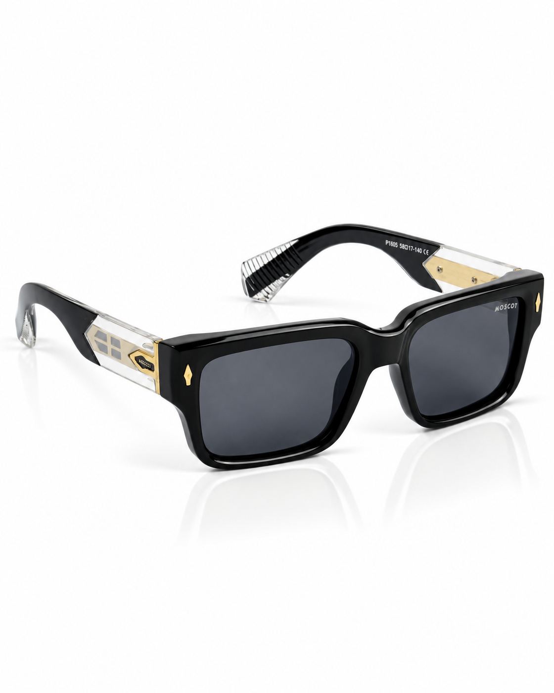 Moscot – 1605 – 56 - Black – Acetate – Sunglasses - Unisex