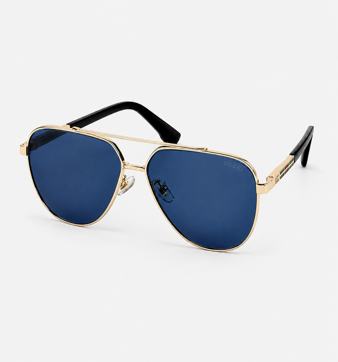 Gucci – 23394 - 61 – Golden Black – Metal - Sunglasses – Unisex