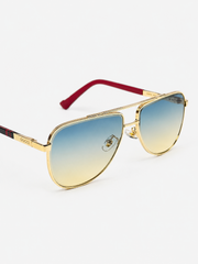 Gucci – 23394 - 61 – Golden Multi – Metal - Sunglasses – Unisex