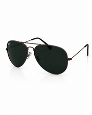 Rayban – 3026 - 62 – Black Brown – Metal - Sunglasses – Unisex