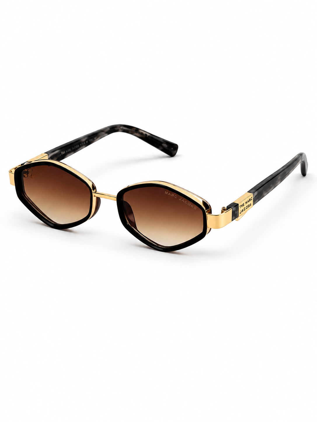 Marc Jacobs – 23582 - 56 – Golden Brown – Acetate - Metal - Sunglasses – Unisex