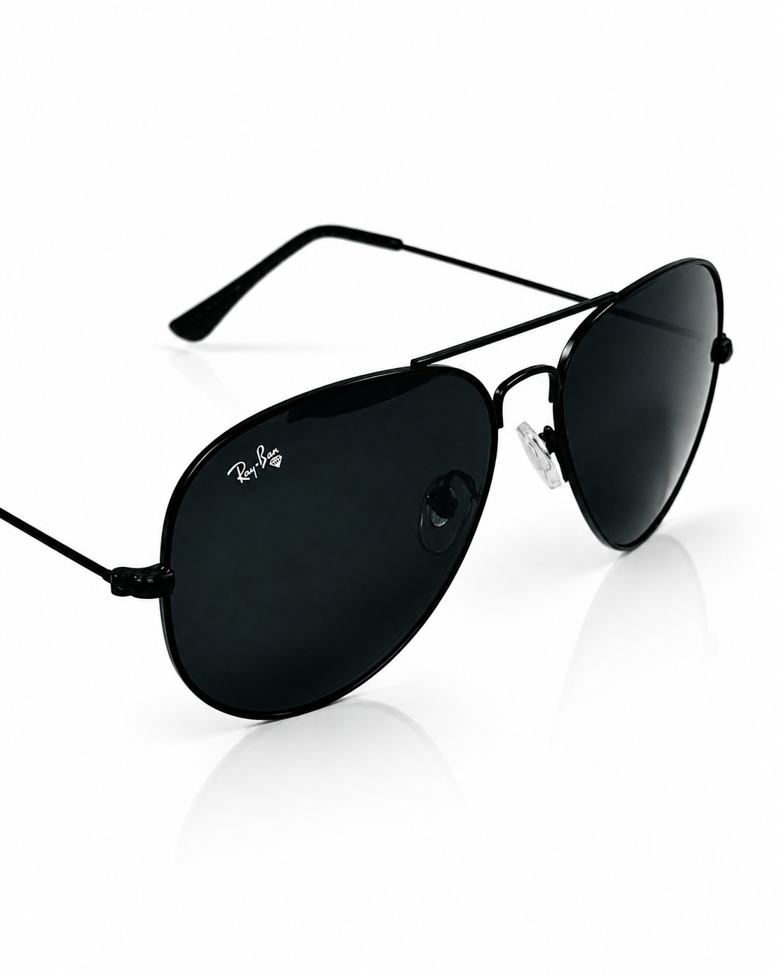 Rayban – 3026 - 62 – Black – Metal - Sunglasses – Unisex