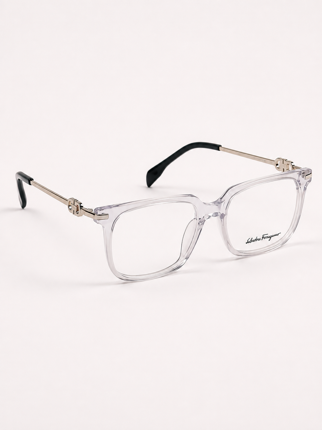 Salvatore Ferragamo – 5407 - 53 – Silver Grey – Acetate - Metal - Optics – Unisex - Premium