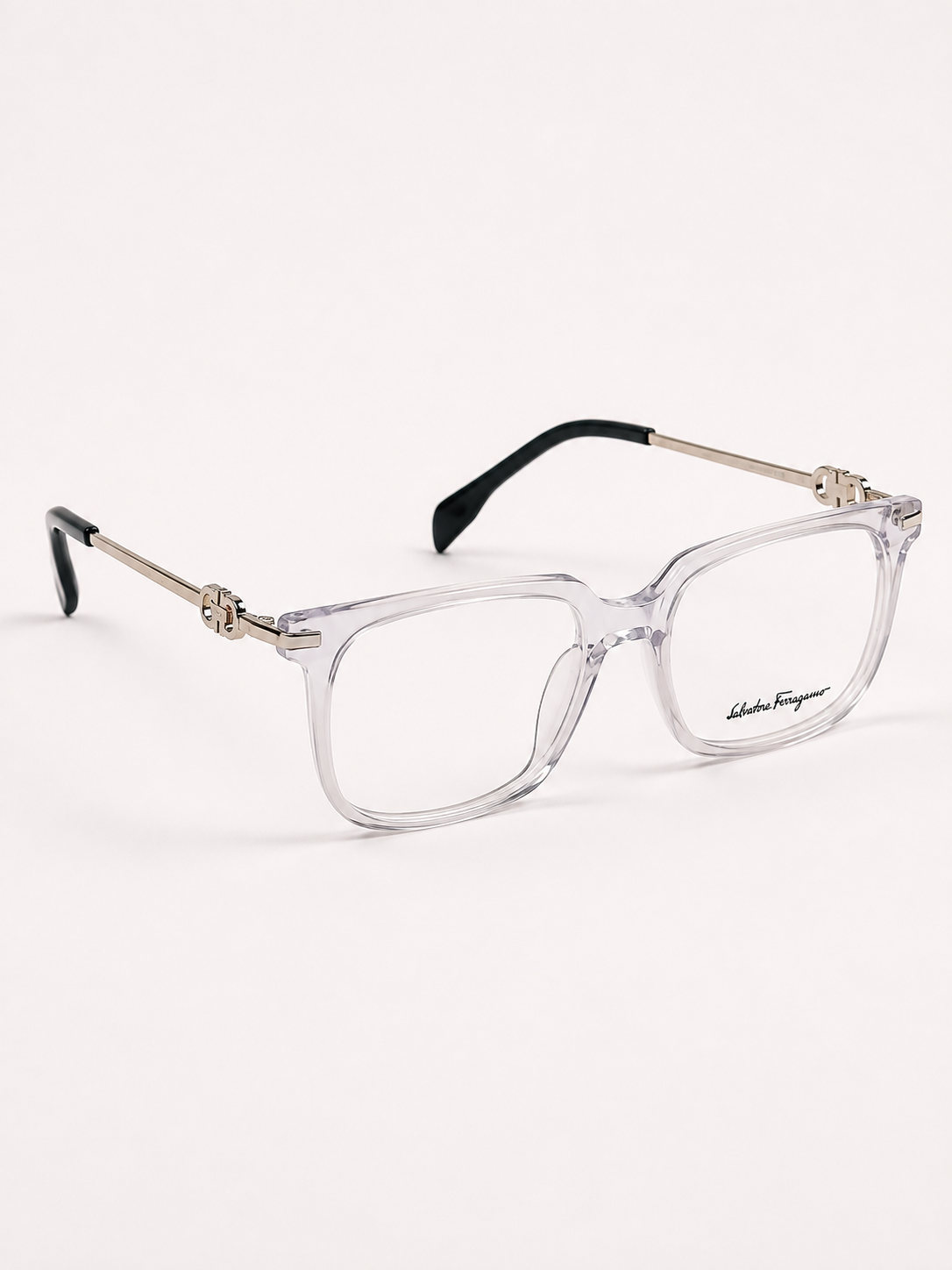 Salvatore Ferragamo – 5407 - 53 – Silver Grey – Acetate - Metal - Optics – Unisex - Premium