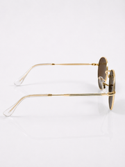 Rayban – 3772 - 50 – Golden Brown – Metal - Sunglasses – Unisex
