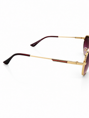 Gucci – 5577 - 56 – Golden Brown – Metal - Sunglasses – Unisex