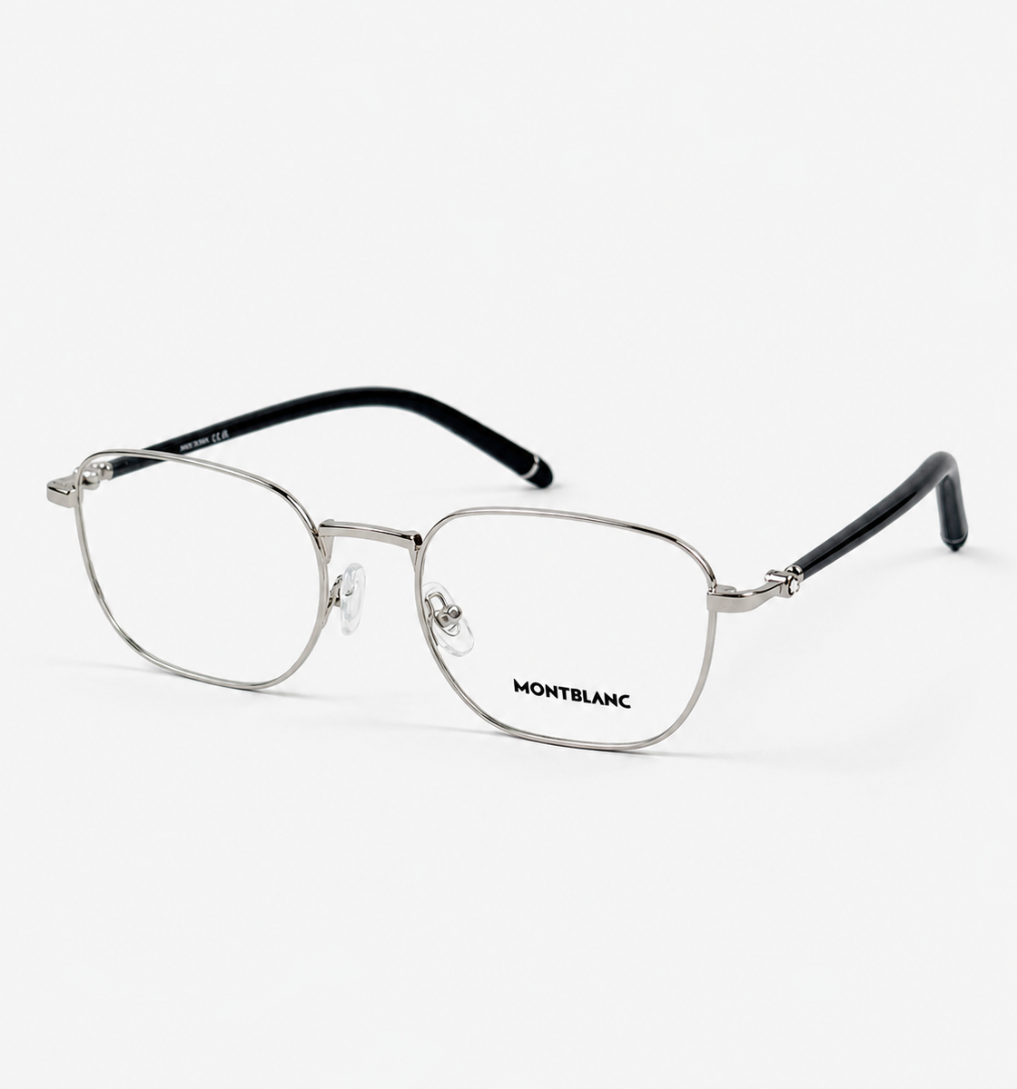 Mont Blanc – 0369 - 52 – Silver Black – Acetate - Metal - Optics – Unisex - Premium