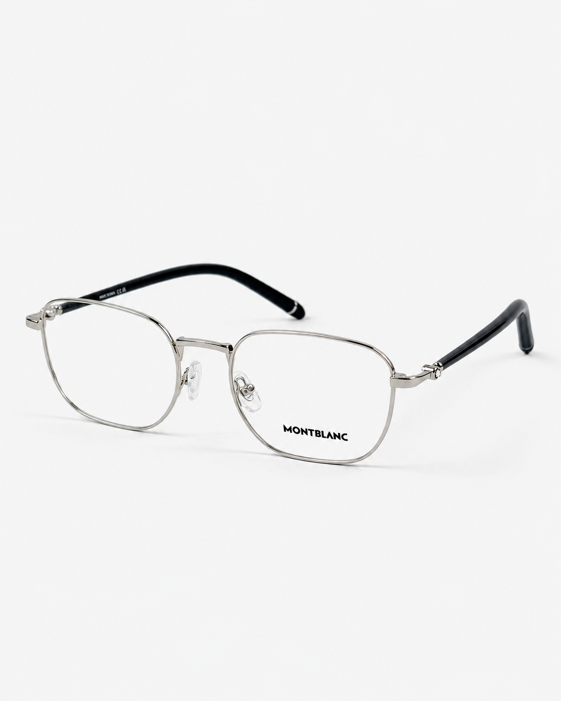 Mont Blanc – 0369 - 52 – Silver Black – Acetate - Metal - Optics – Unisex - Premium