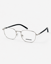 Mont Blanc – 0369 - 52 – Silver Black – Acetate - Metal - Optics – Unisex - Premium