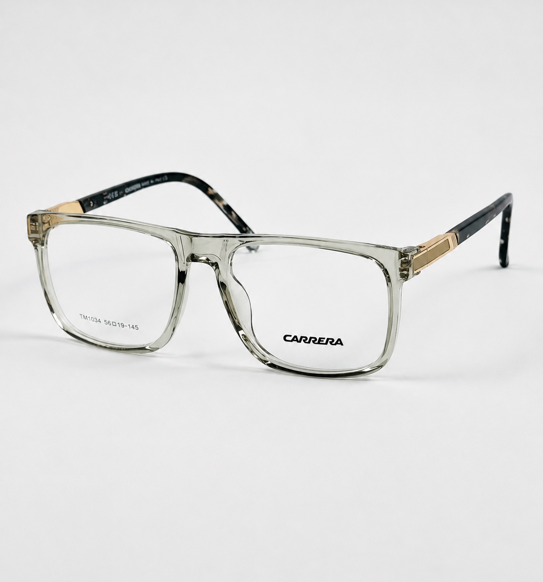 Carrera – 1038 - 58 – Transparent Green – Acetate - Optics – Unisex - Premium