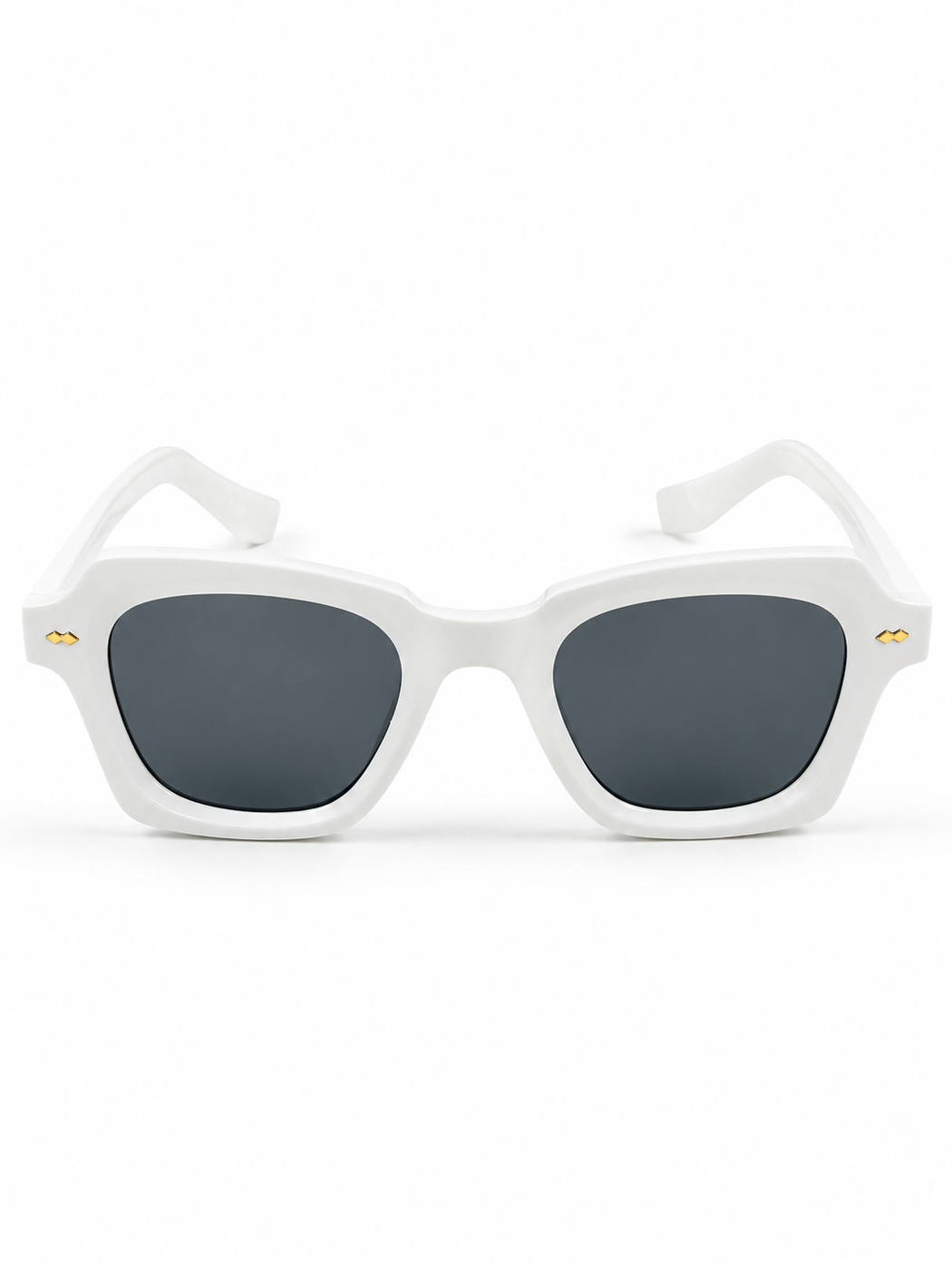 Moscot – 6504 – 47 - White Black – Acetate – Sunglasses - Unisex