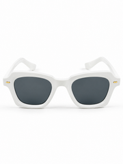 Moscot – 6504 – 47 - White Black – Acetate – Sunglasses - Unisex