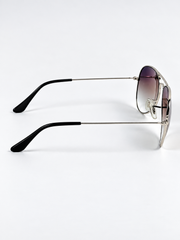 Rayban – 3026 – 59 – Silver Blue Gradient – Metal – Sunglasses – Unisex - Premium