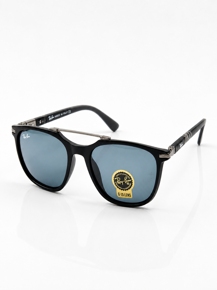 Rayban – 9119 - 56 – Black – Metal - Sunglasses – Unisex