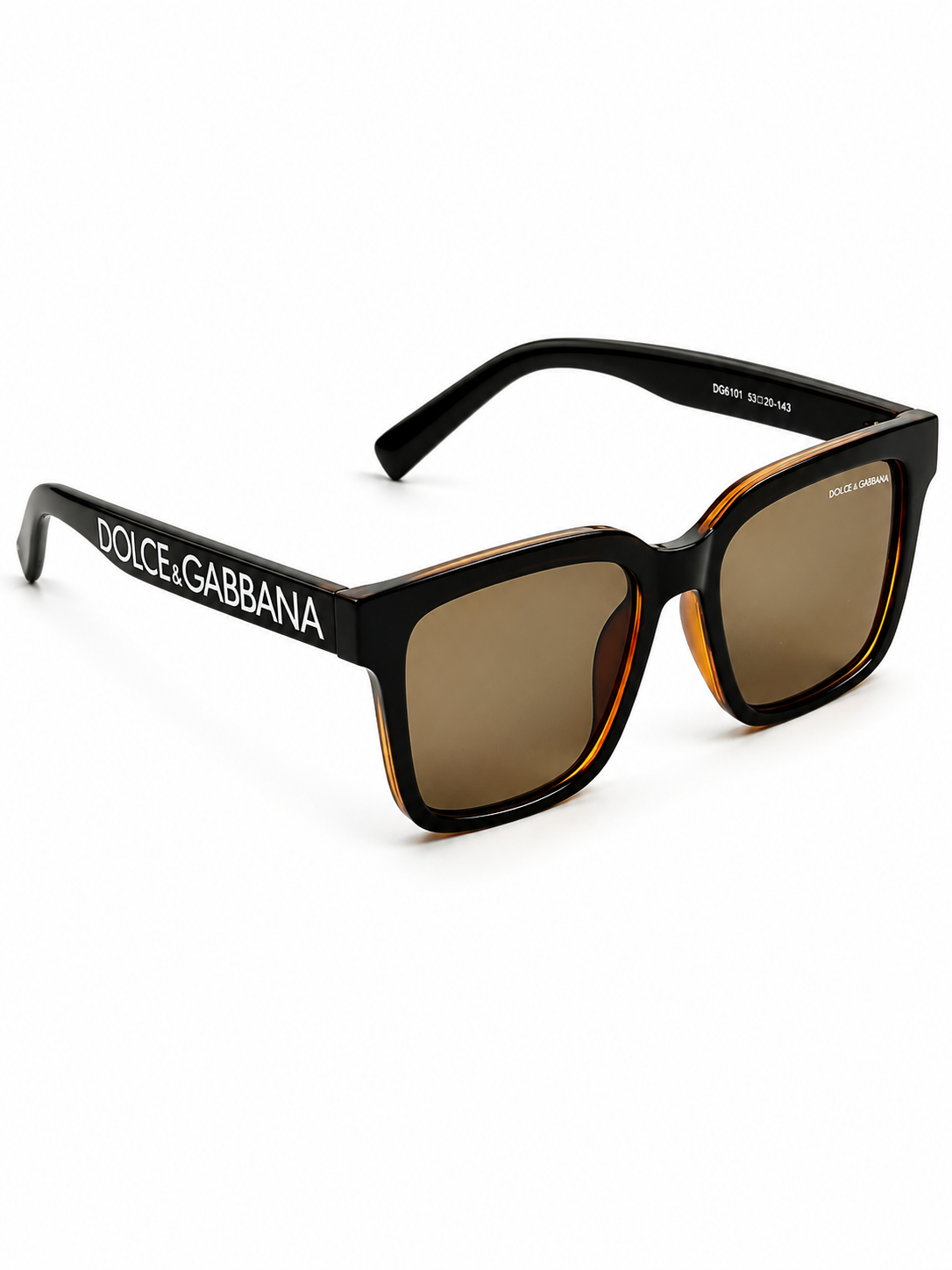 Dolce & Gabbana – 5101 - 53 – Brown – Acetate - Sunglasses – Unisex