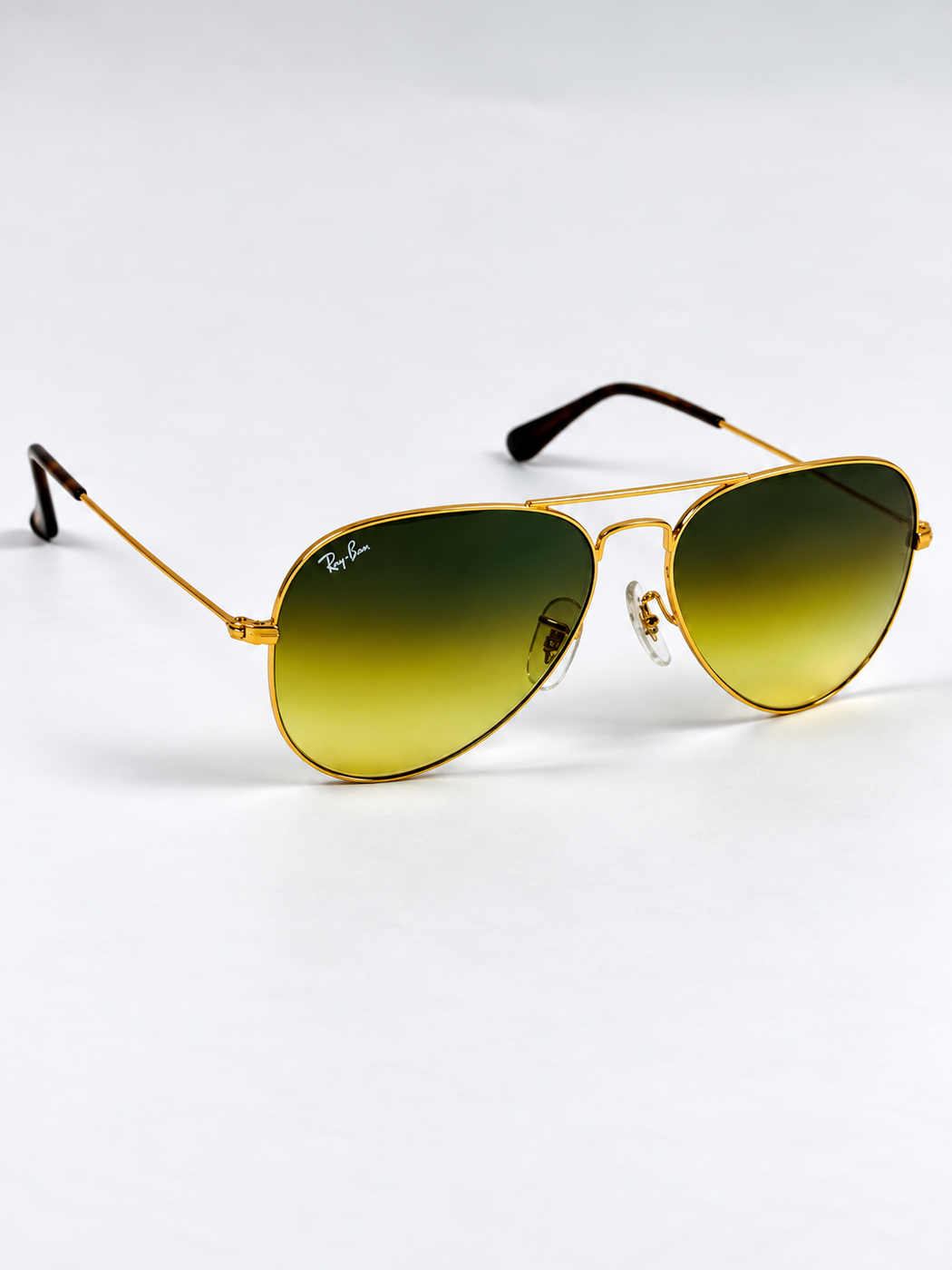 Rayban – 3026 – 59 – Golden Yellow – Metal – Sunglasses – Unisex - Premium