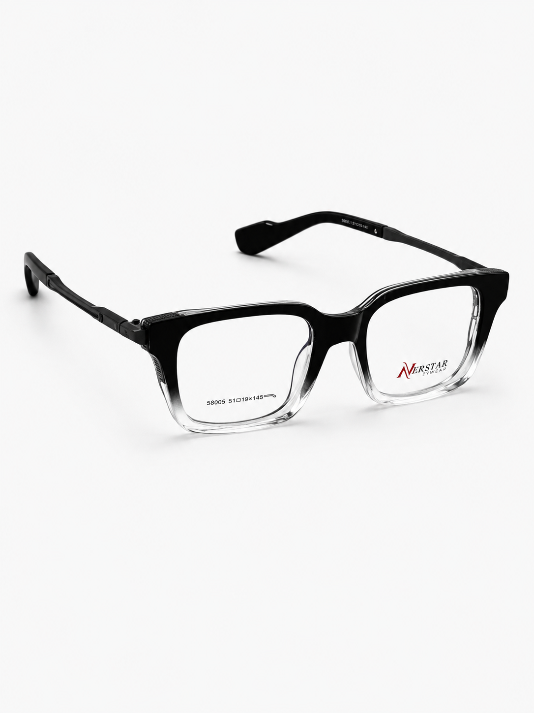 Moscot – 58005 - 51 – Black Gradient – Metal - Acetate - Optics – Unisex