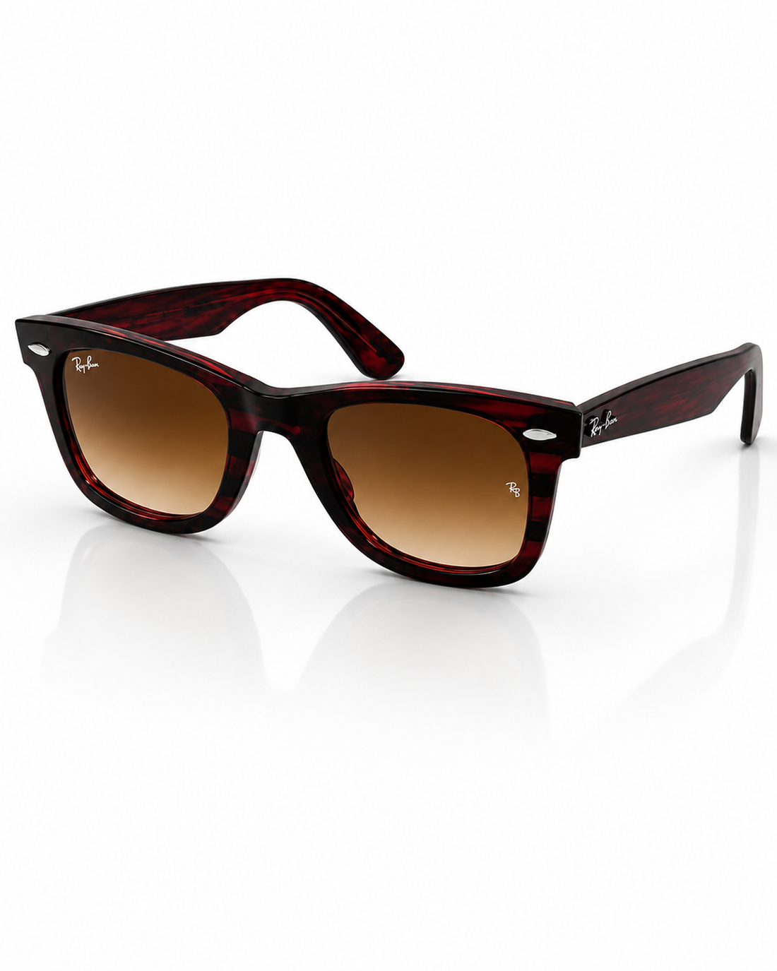 RayBan – 2140 – 50 – Brown Textured – Acetate- Sunglasses – Unisex - Premium