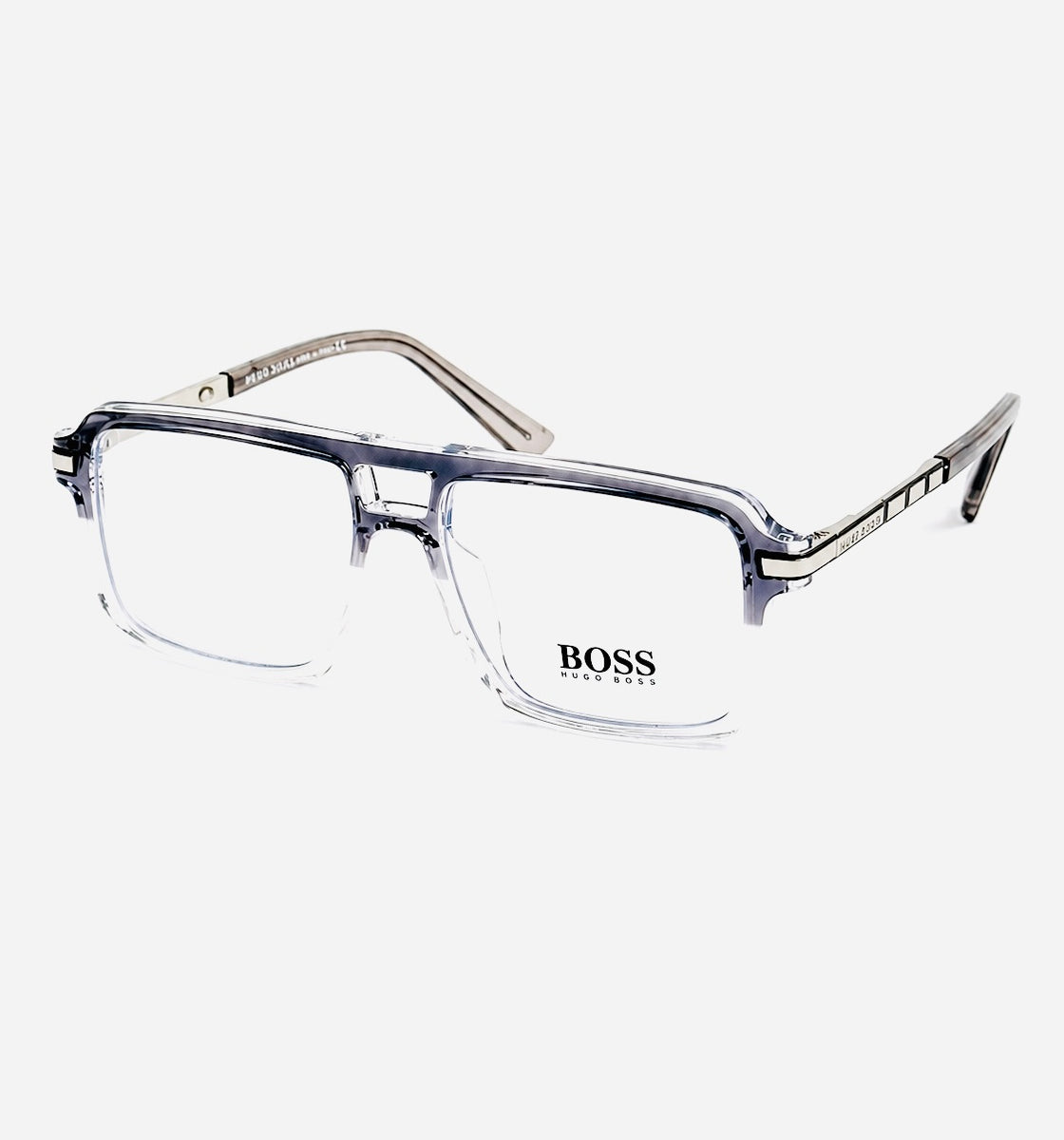 Boss – 60026 - 54 – Translucent Grey – Acetate - Metal - Optics – Unisex - Premium