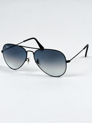 Rayban – 3026 – 59 – Black Blue Gradient – Metal – Sunglasses – Unisex - Premium