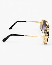 Dita – 77 - 48 – Golden Black Gradient – Metal - Sunglasses – Unisex