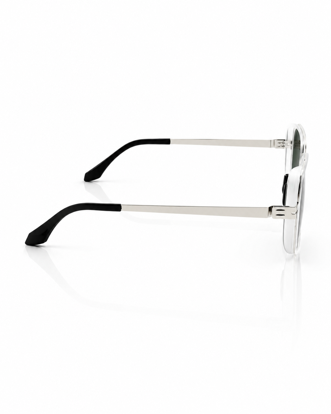 ici Berlin – 8023 - 56 – Transparent Green – Metal - Sunglasses – Unisex