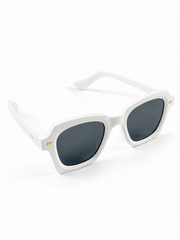Moscot – 6504 – 47 - White Black – Acetate – Sunglasses - Unisex