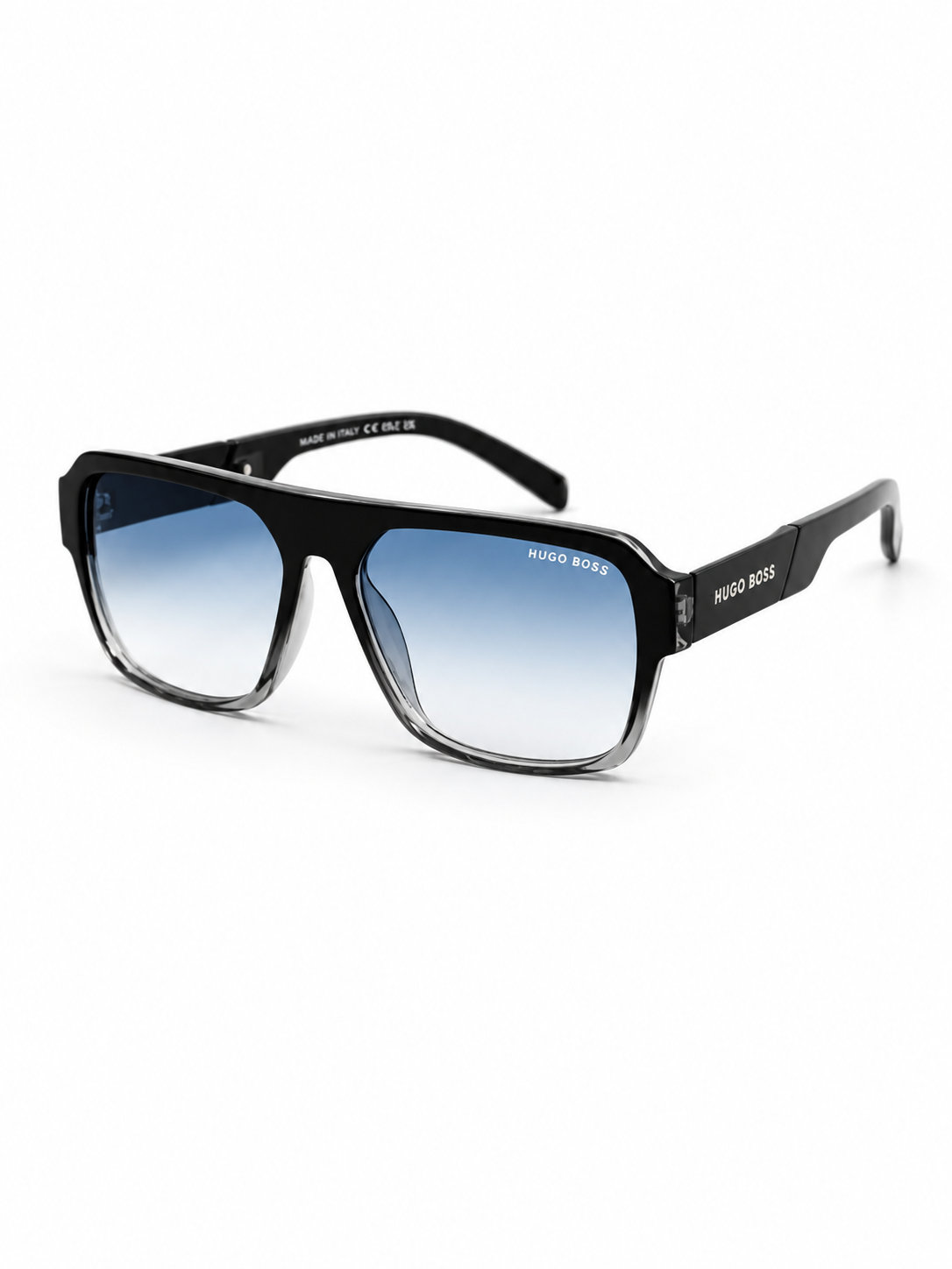 Hugo Boss – 615 - 58 – Black Blue – Acetate - Sunglasses – Unisex