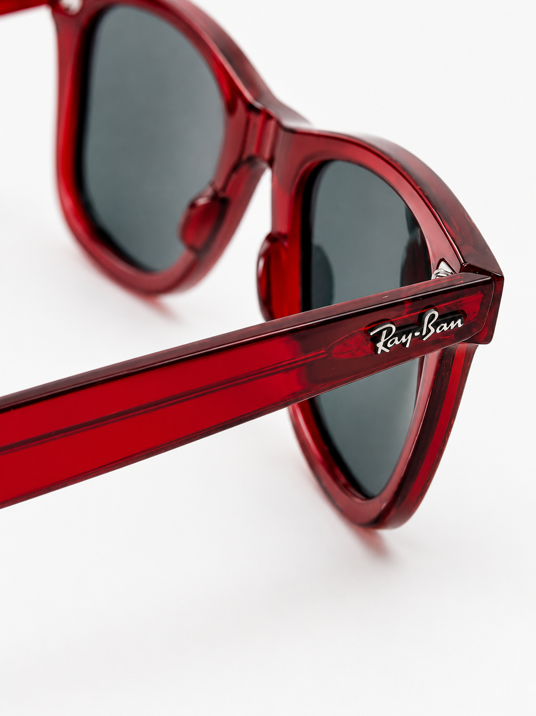 RayBan – 2140 – 50 – Red Black – Acetate- Sunglasses – Unisex - Premium