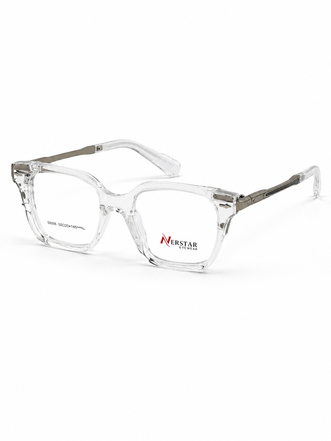 Moscot – 58006 - 50 – Transparent – Acetate - Metal - Optics – Unisex
