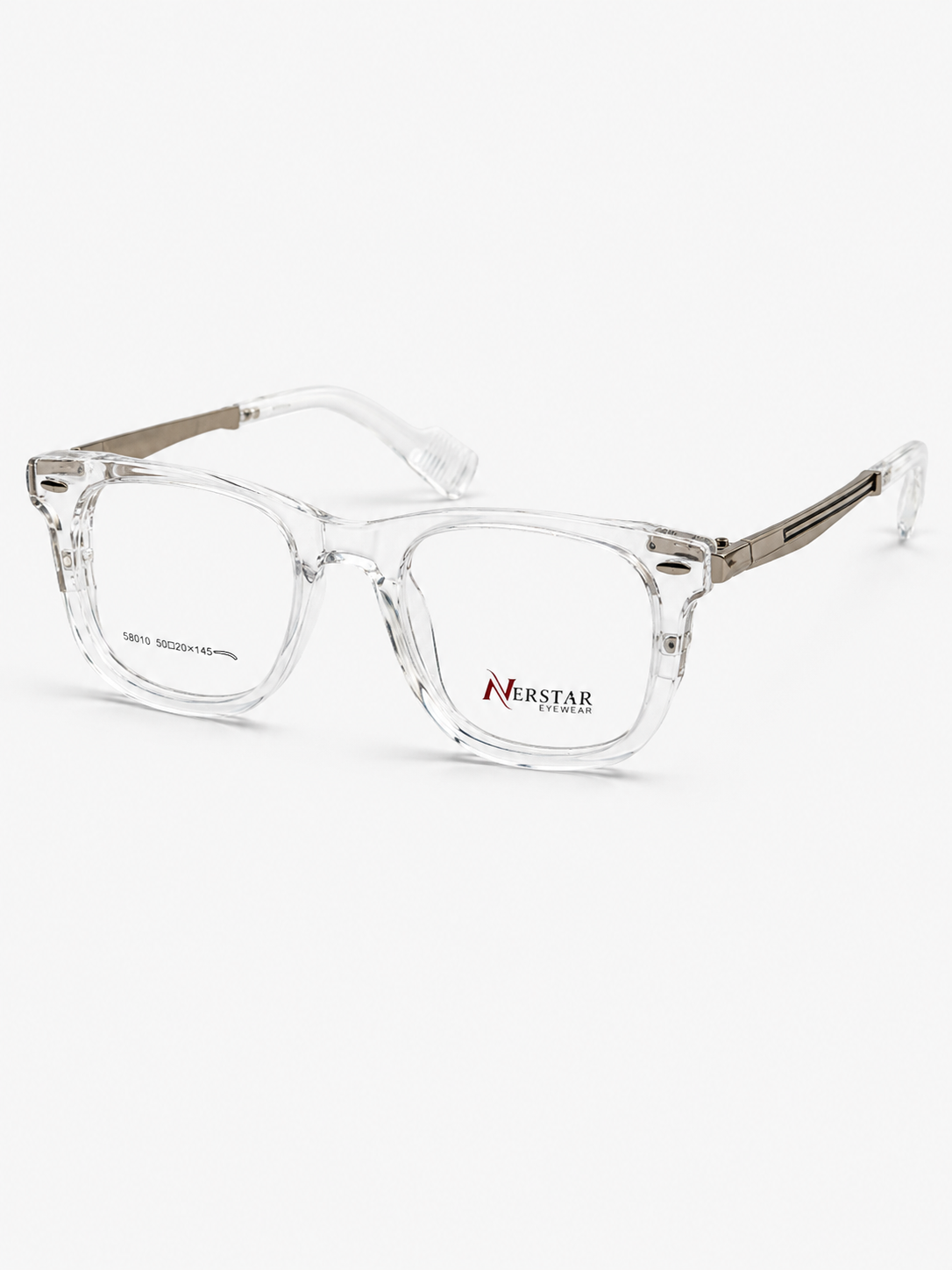 Moscot – 58010 - 50 – Transparent – Metal - Acetate - Optics – Unisex