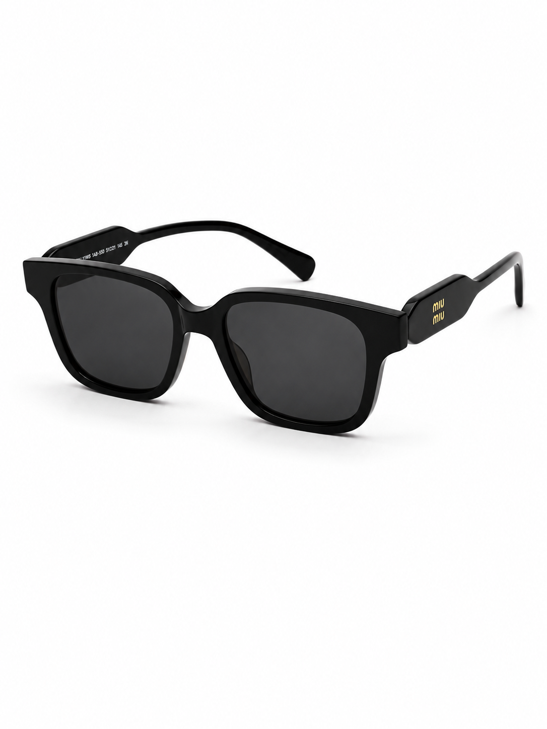 Miu Miu – 02ZVF - 53 – Black – Acetate - Sunglasses – Unisex - Premium