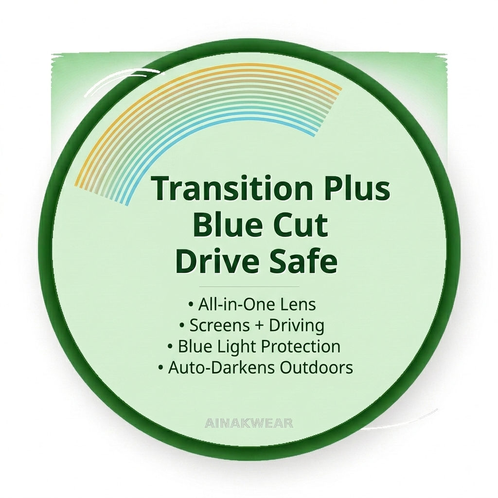Transition Plus Blue Cut Drive Safe