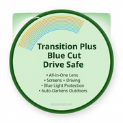 Transition Plus Blue Cut Drive Safe